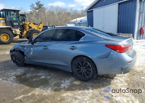 2016 Infiniti Q50 Base z USA, uszkodzony, nr VIN JN1CV7AR2GM251354